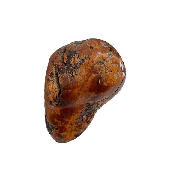 Vintage Burl Wood Jewelry Trinket Box Live Edge - Picture 6 of 10